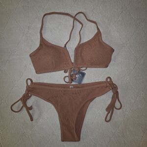 Zaful Rust/Copper Bikini Set